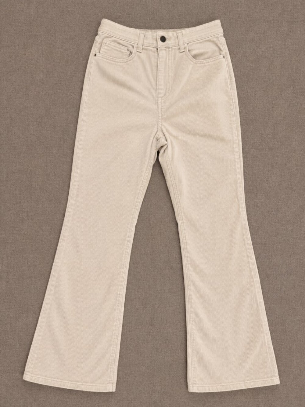 Levi’s Premium 70s High Flare Corduroy Pants Size 28 Bone Cream